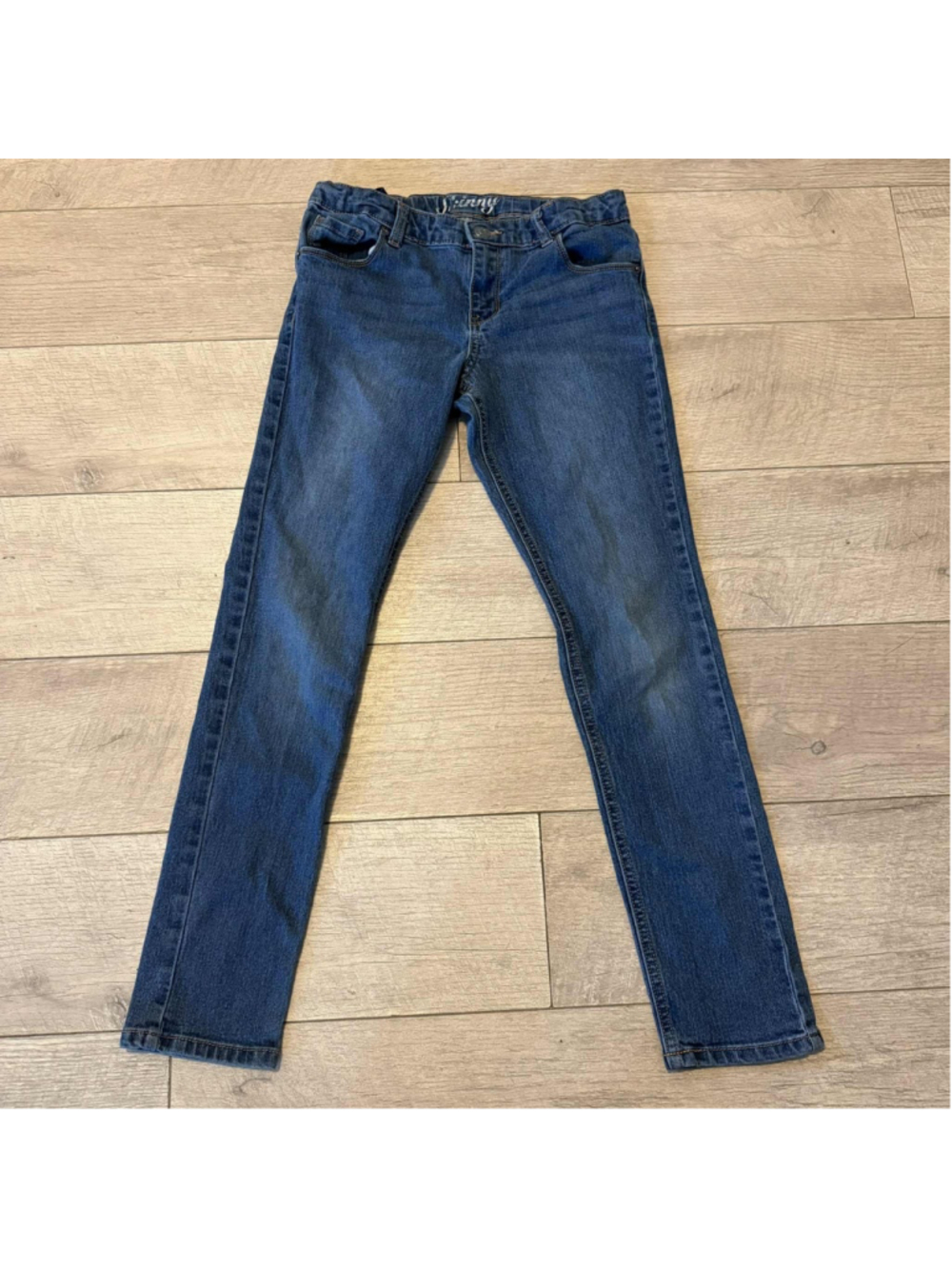Girls Crazy 8 Skinny Jeans Size 12 Plus Blue Denim